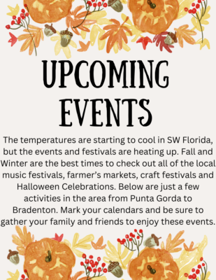 Fall Calendar of Events