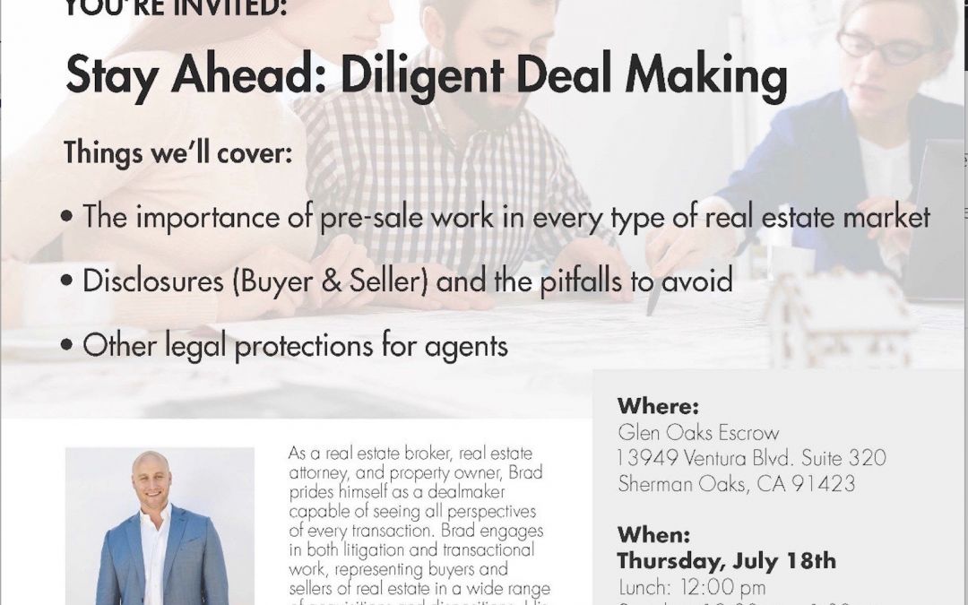 Diligent Deal Making