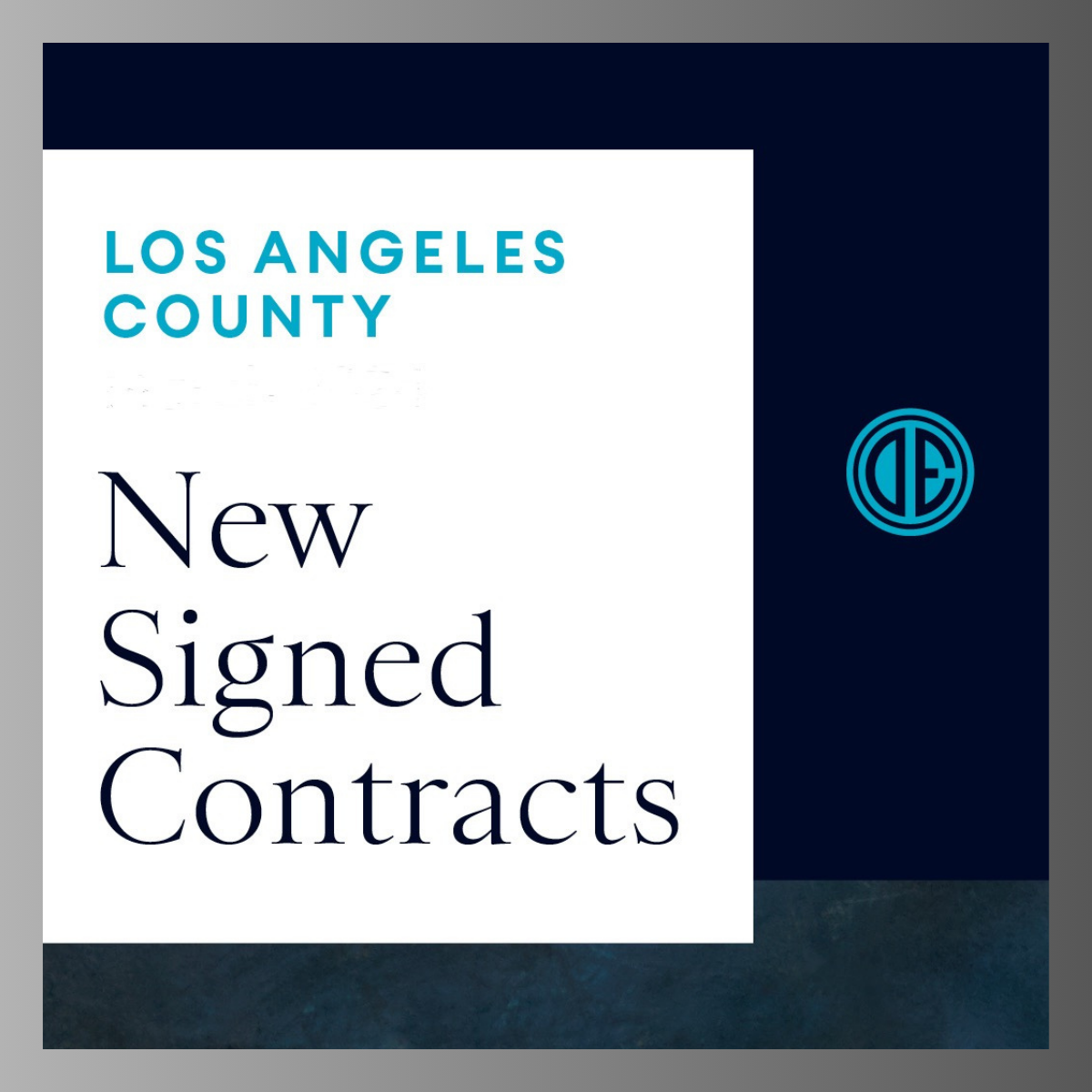 New Signed Contracts