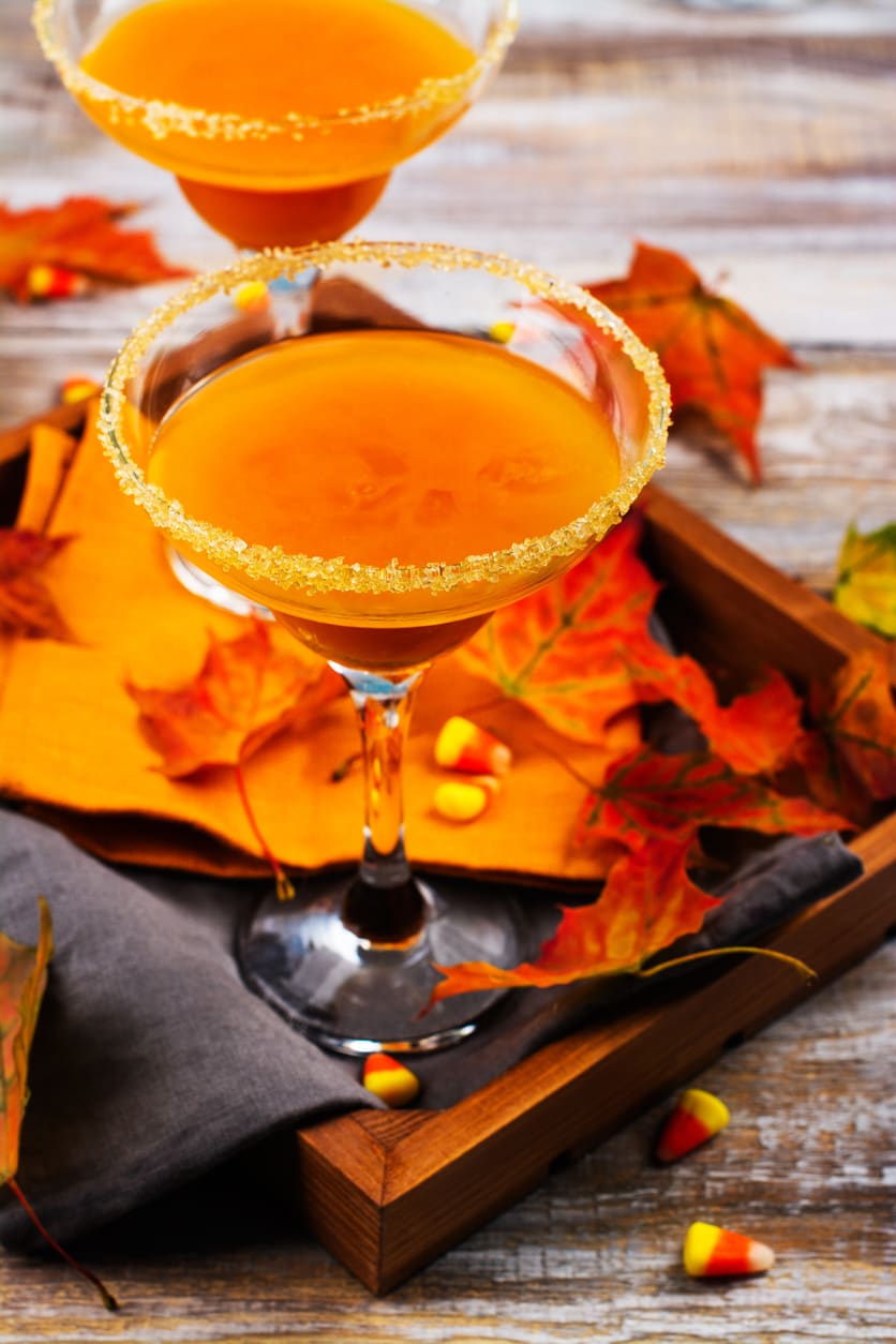 Autumn pumpkin martini