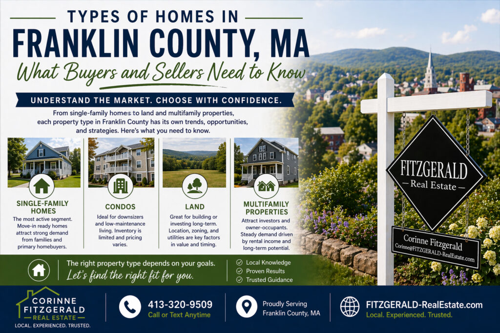 Types of Homes in Franklin County MA: What Buyers and Sellers Need to Know