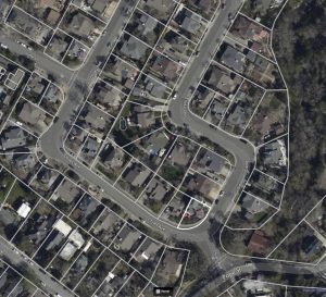 Outlined Aerial Map