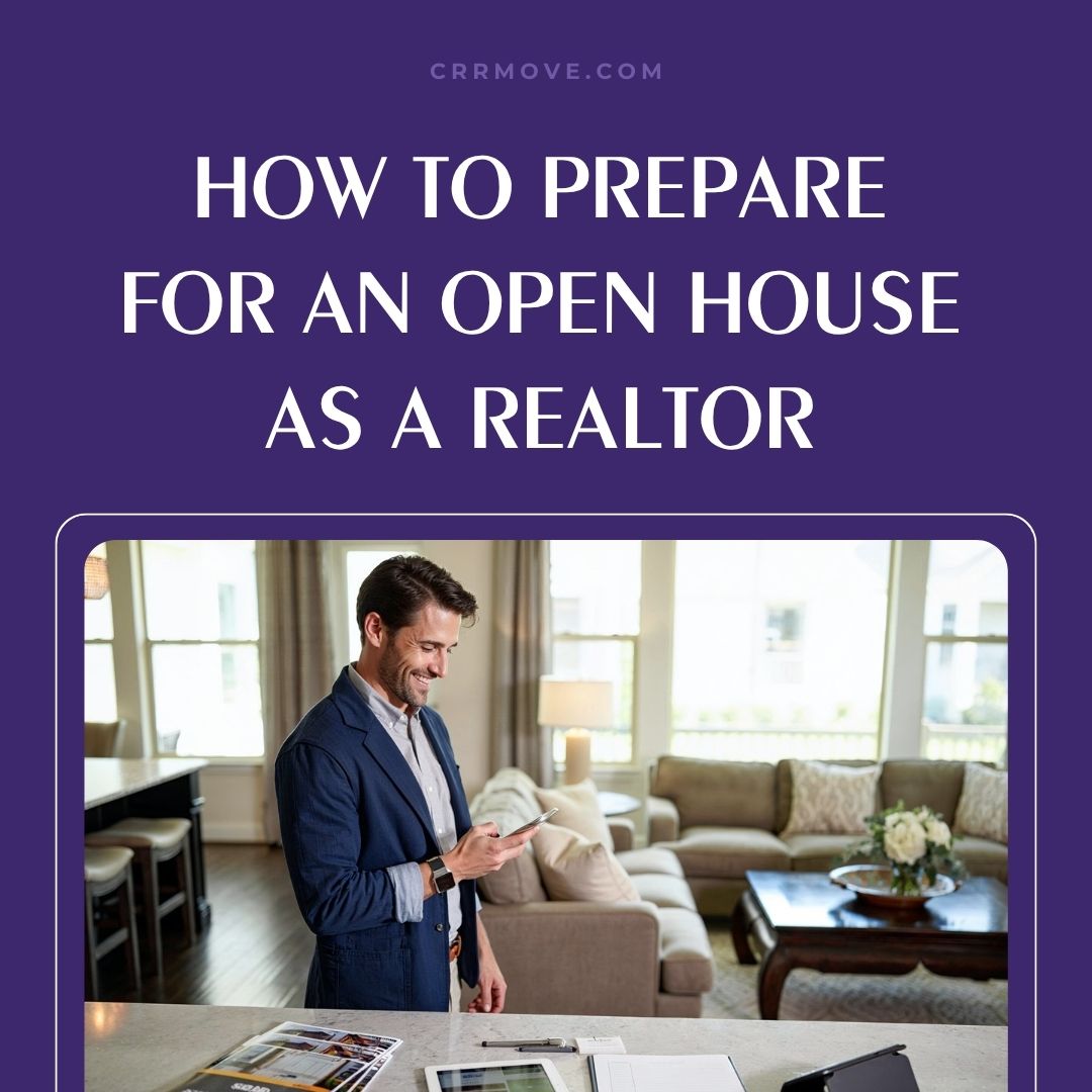 how to prepare for an open house as a realtor