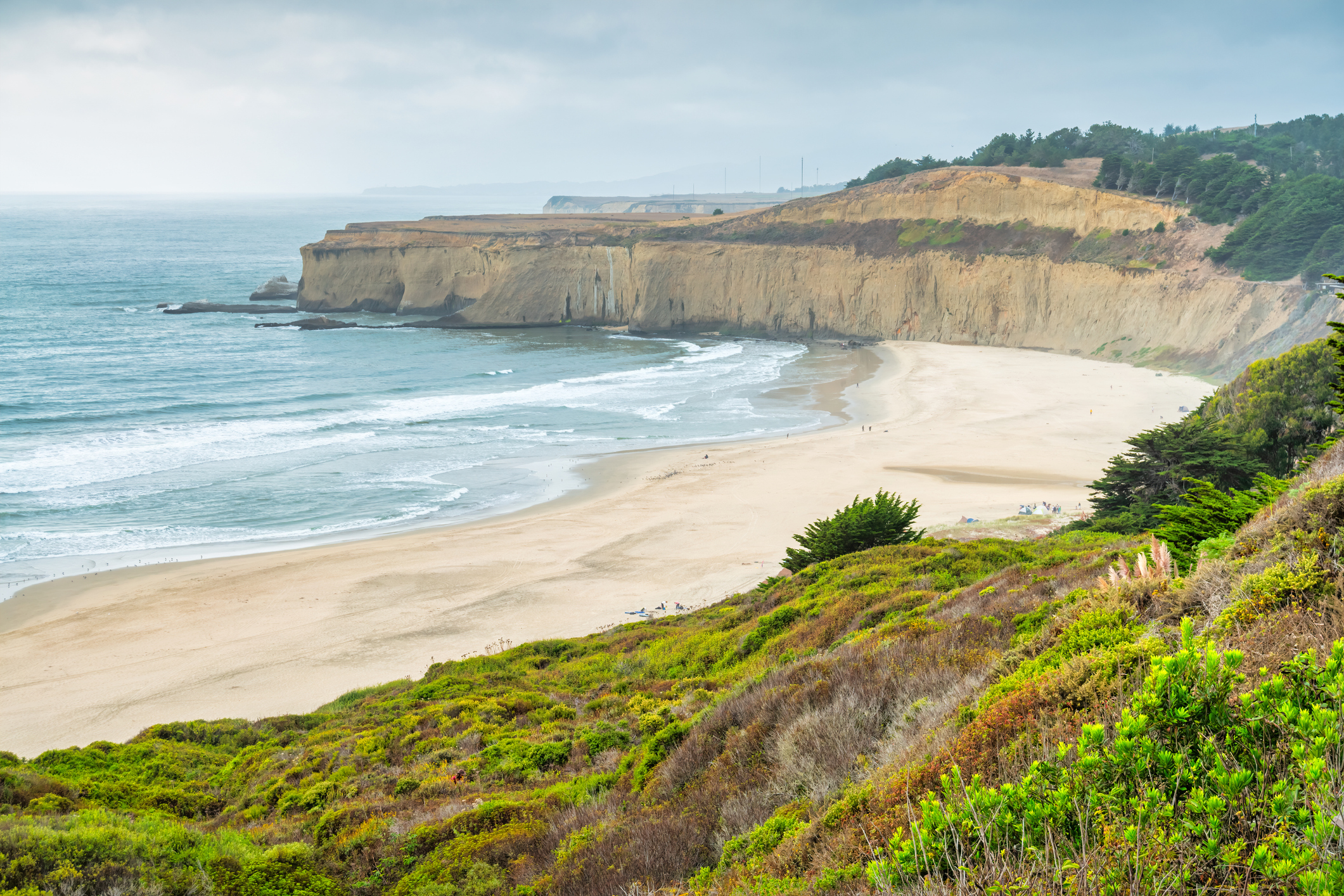 Tunitas Beach California USA Pacific Coastline San Mateo County