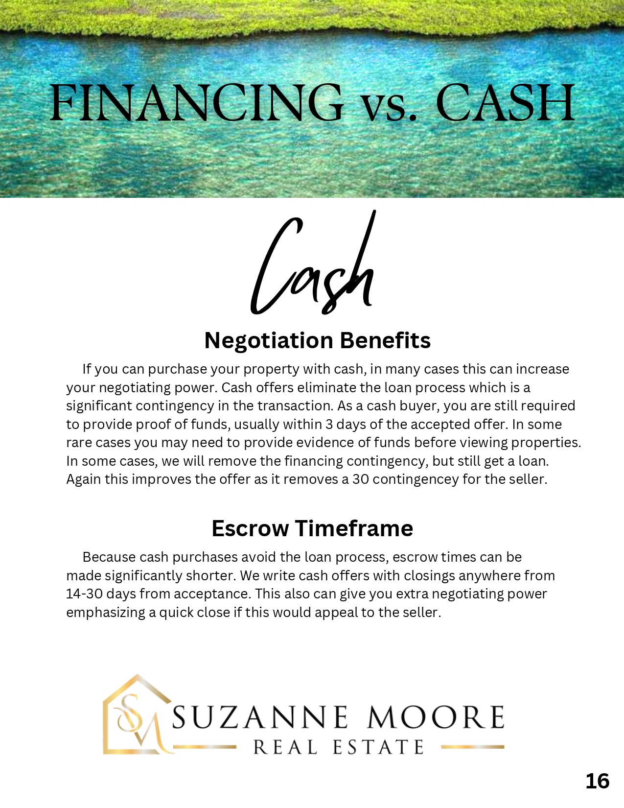 Financing and Cash