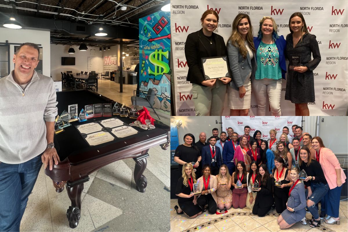 Tom Nickley & The Nickley Group at Keller Williams Awards ceremonies. 