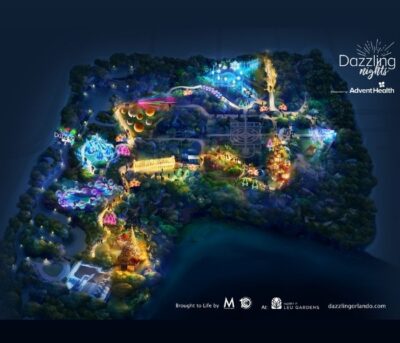 Dazzling Nights, Harry P Leu Gardens, holiday event orlando