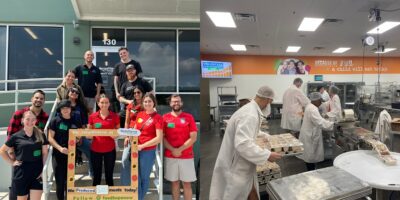 The Nickley Group volunteering and giving back to charity in Orlando.