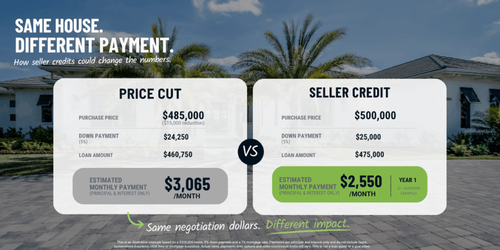 Seller Credit vs. Price Cut