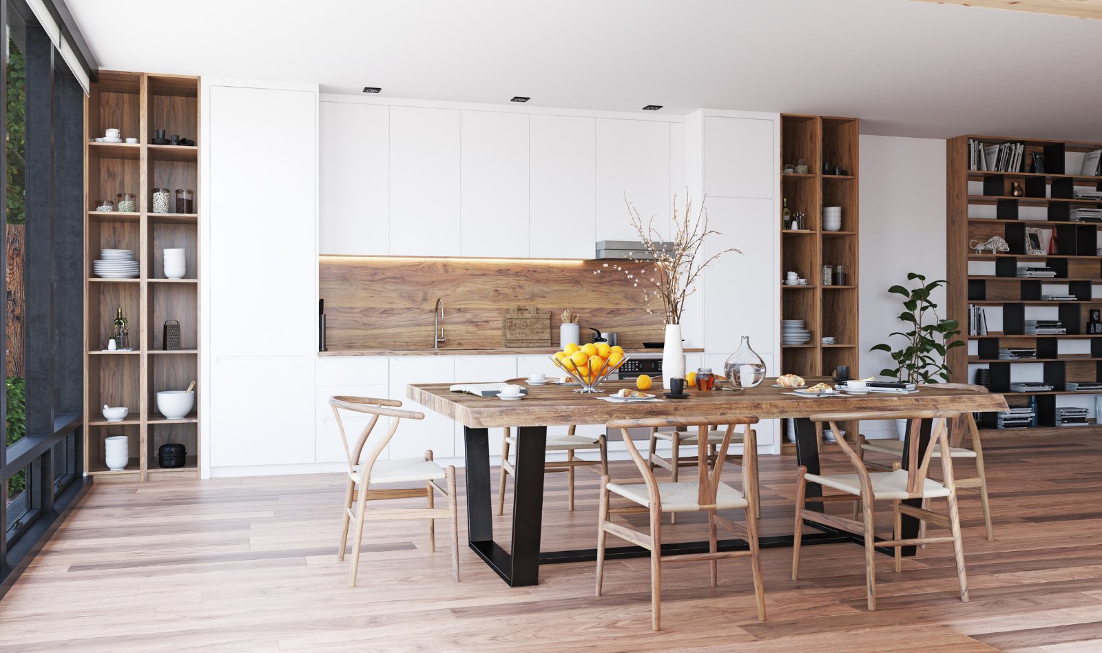 Clean and neat living area