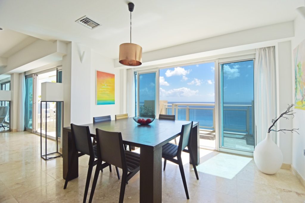 Luxury Beachfront Penthouse at Cupecoy St. Maarten with Stunning Caribbean Views