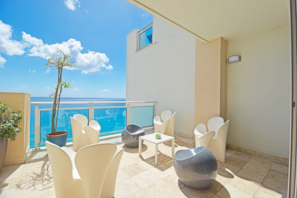 Luxury Beachfront Penthouse at Cupecoy St. Maarten with Stunning Caribbean Views
