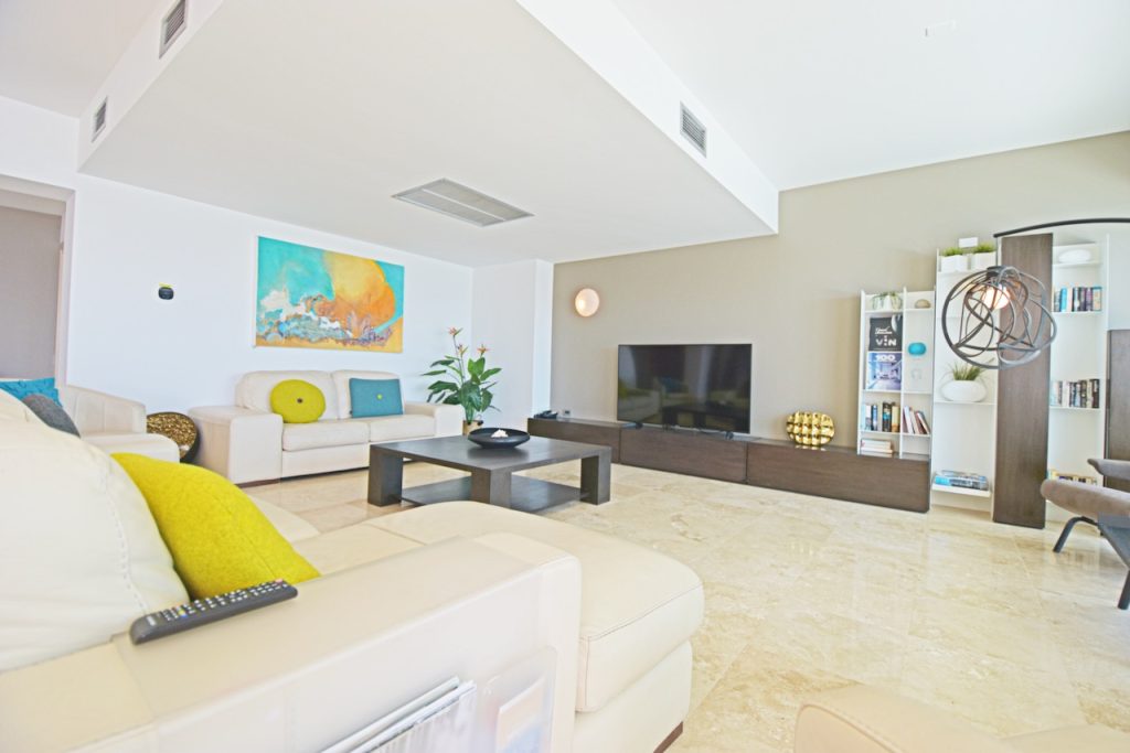 Luxury Beachfront Penthouse at Cupecoy St. Maarten with Stunning Caribbean Views