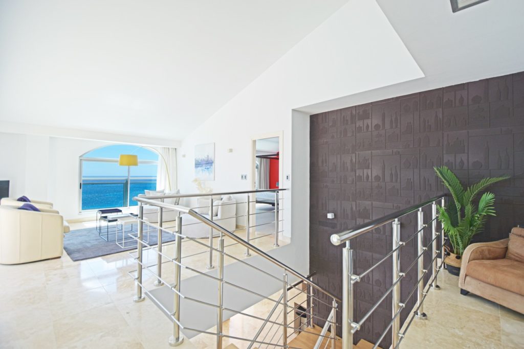 Luxury Beachfront Penthouse at Cupecoy St. Maarten with Stunning Caribbean Views