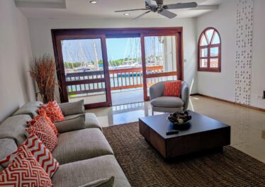 Waterfront Condo with boat dock for sale Yacht Club Simpson Bay SXM