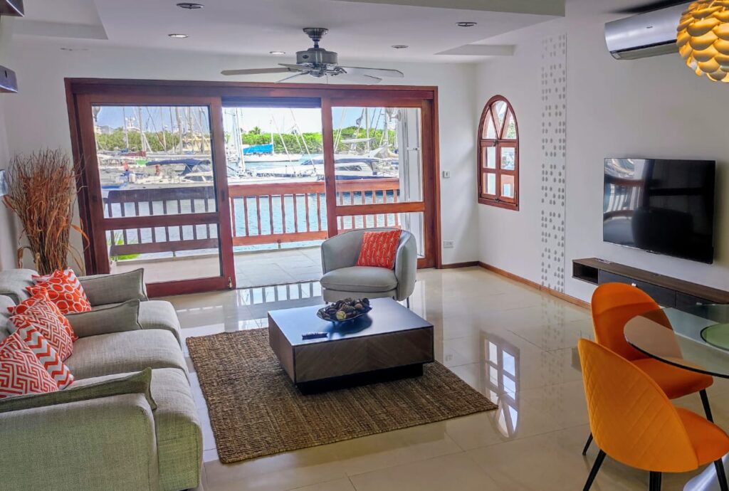Waterfront Luxurious Condo + Boat Dock, Simpson Bay, Real Estate SXM