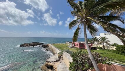 The tip of a peninsula very unique spot 180 degrees view waterfront