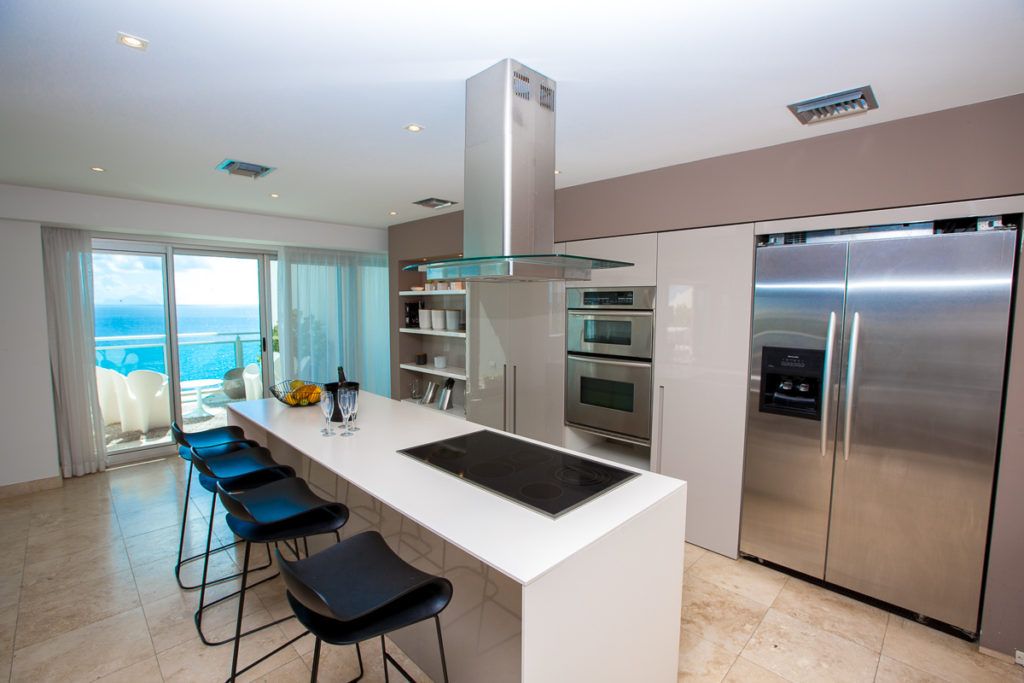 Luxury Beachfront Penthouse at Cupecoy St. Maarten with Stunning Caribbean Views
