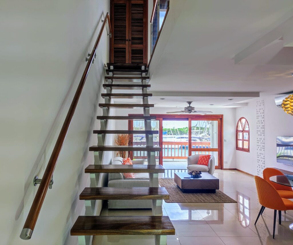 Waterfront Luxurious Condo + Boat Dock, Simpson Bay, Real Estate SXM