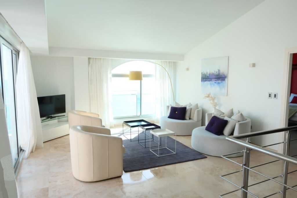 Luxury Beachfront Penthouse at Cupecoy St. Maarten with Stunning Caribbean Views