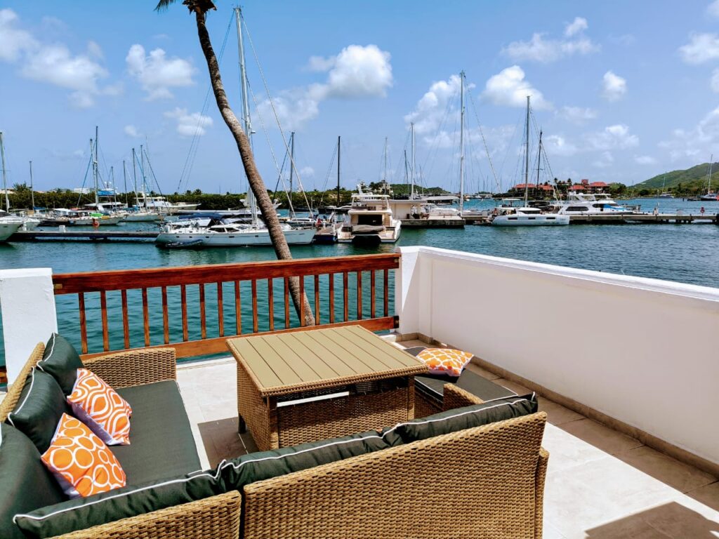Waterfront Luxurious Condo + Boat Dock, Simpson Bay, Real Estate SXM