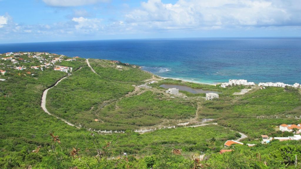 Real Estate Red Pond St Maarten Beachfront 18.8 acres