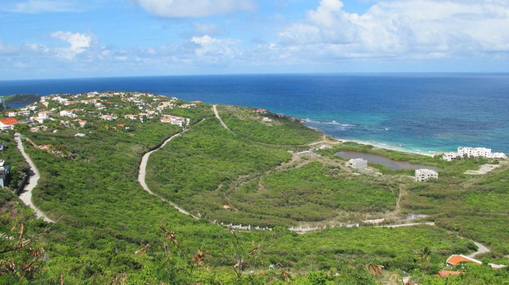 Real Estate Red Pond St Maarten Beachfront 18.8 acres