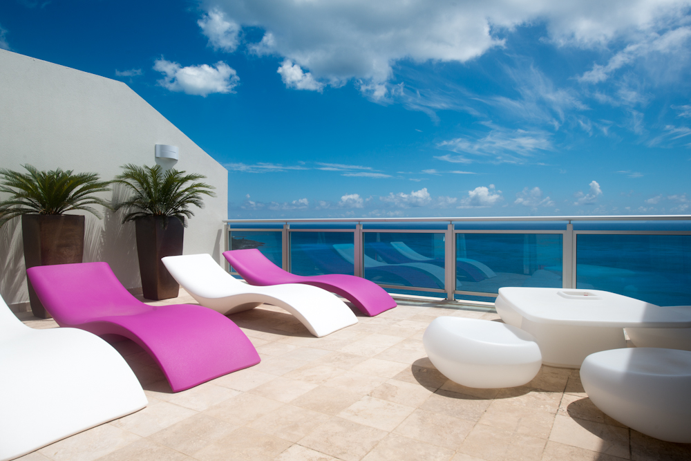 Luxury Beachfront Penthouse at Cupecoy St. Maarten with Stunning Caribbean Views