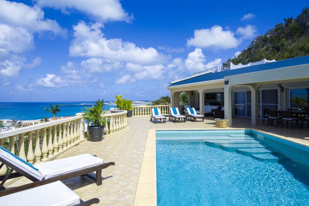 Luxurious Villa Vacation Rental, Bisou de Soleil, Pelican Key, Real Estate St. Maarten