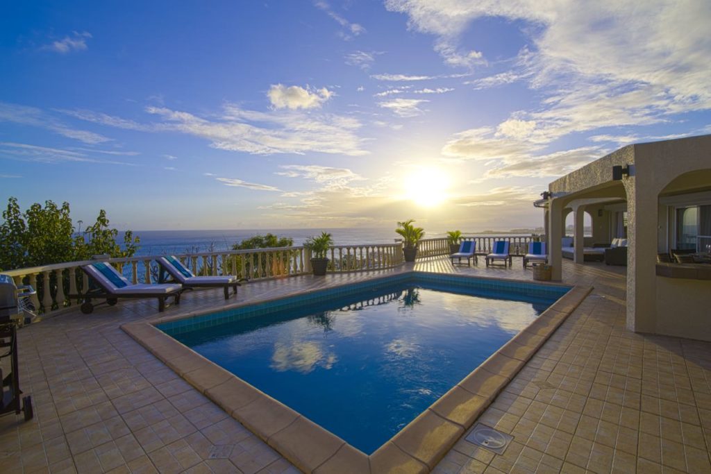Luxurious Villa Vacation Rental, Bisou de Soleil, Pelican Key, Real Estate St. Maarten