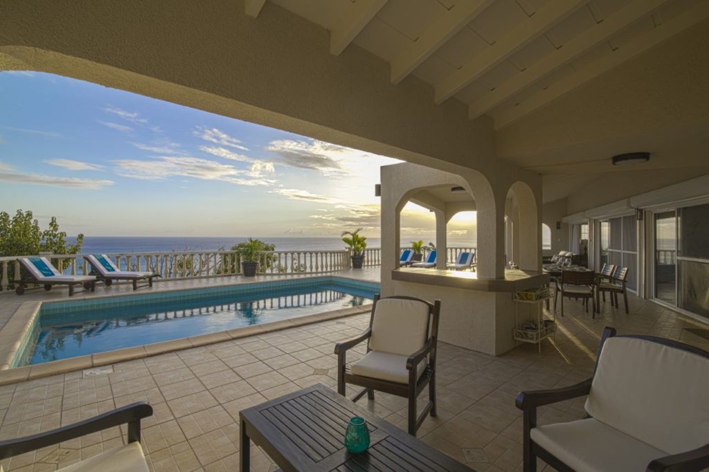 Luxurious Villa Vacation Rental, Bisou de Soleil, Pelican Key, Real Estate St. Maarten