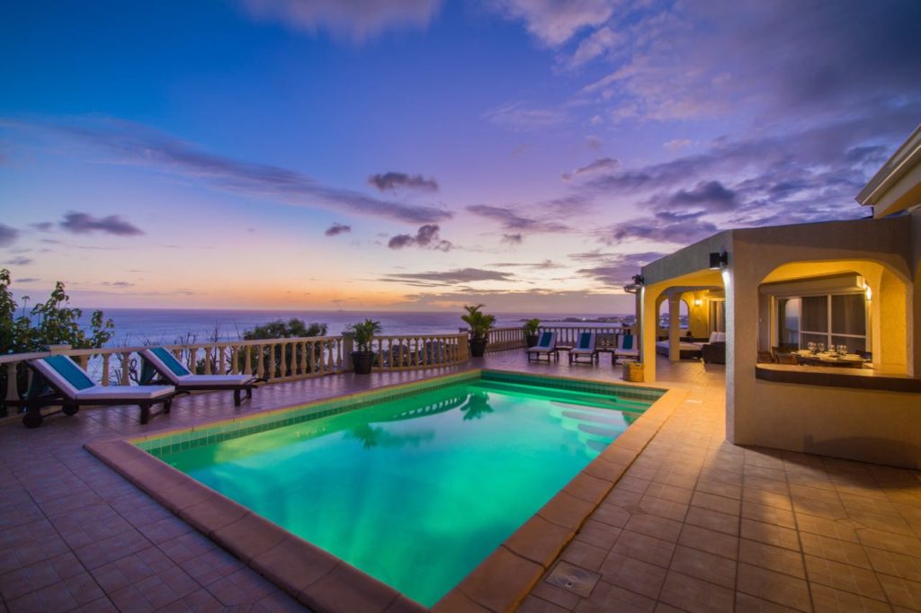 Luxurious Villa Vacation Rental, Bisou de Soleil, Pelican Key, Real Estate St. Maarten
