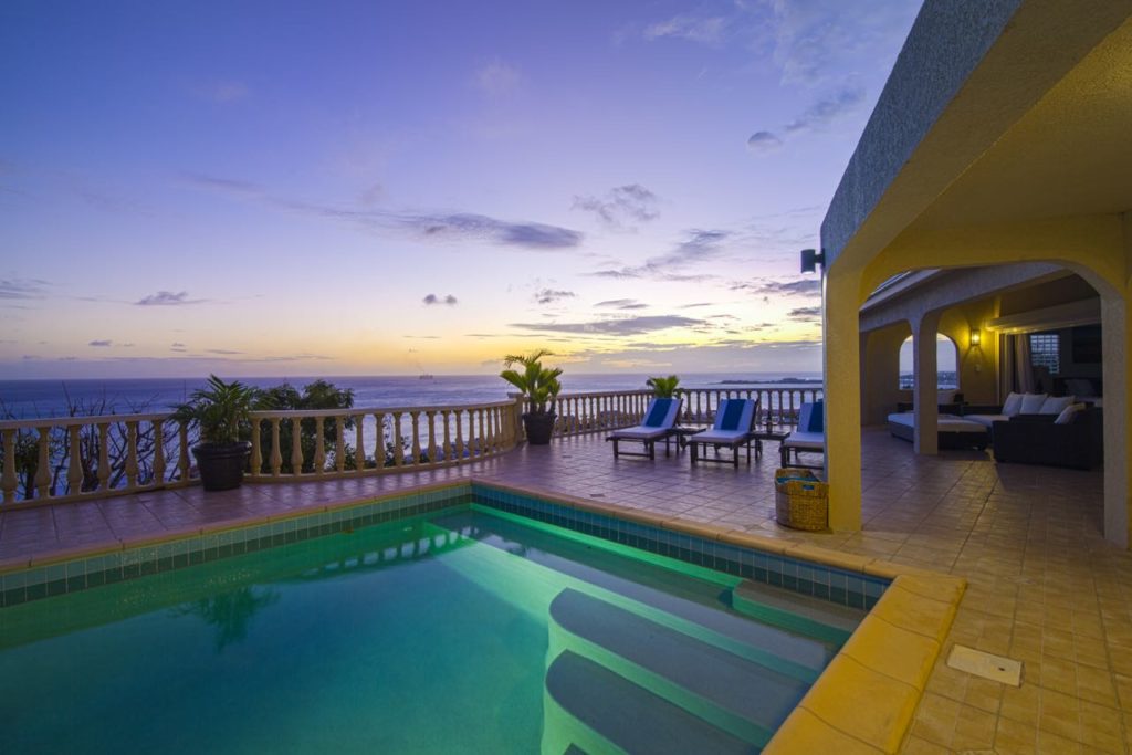 Luxurious Villa Vacation Rental, Bisou de Soleil, Pelican Key, Real Estate St. Maarten