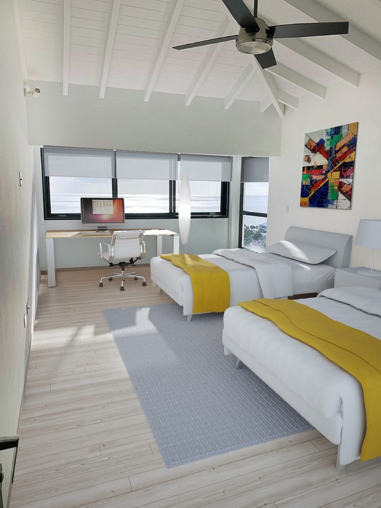Modern Mediterranean Hillside villa, Pelican Key, Real Estate,  SXM