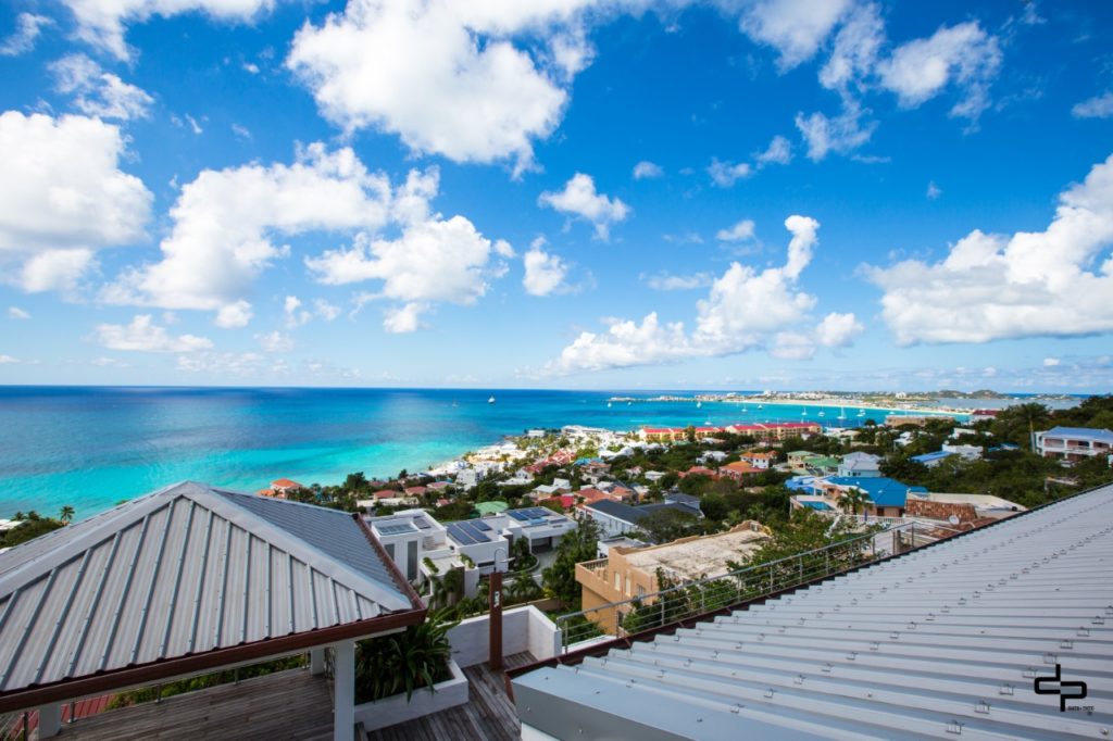 Modern Mediterranean Hillside villa, Pelican Key, Real Estate,  SXM