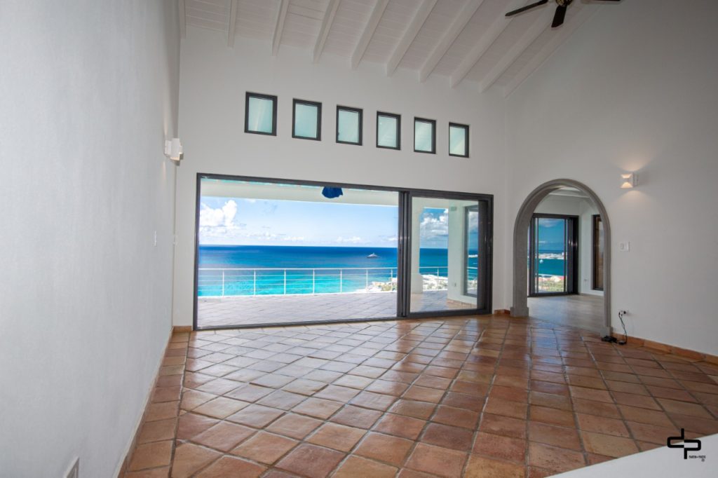 Modern Mediterranean Hillside villa, Pelican Key, Real Estate,  SXM