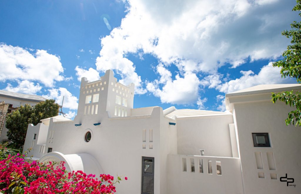 Modern Mediterranean Hillside villa, Pelican Key, Real Estate,  SXM