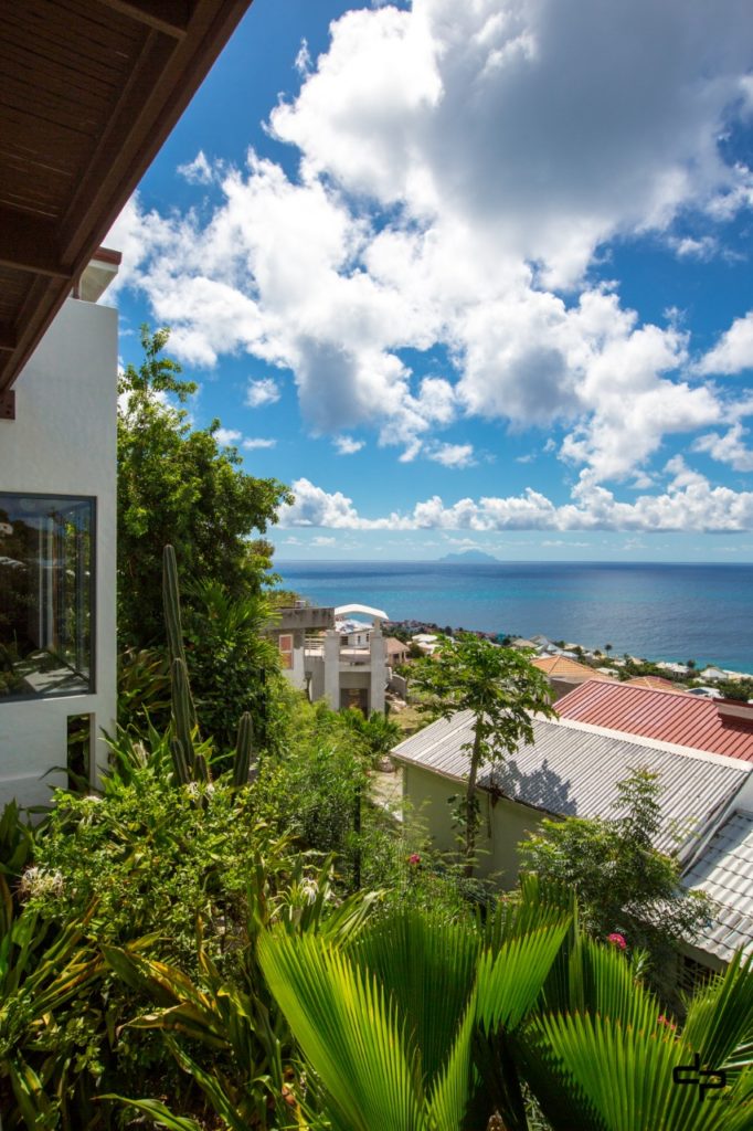 Modern Mediterranean Hillside villa, Pelican Key, Real Estate,  SXM