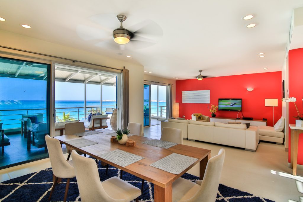 Beachfront Penthouse, 3Br, 3Bths, Deluxe Real Estate SXM