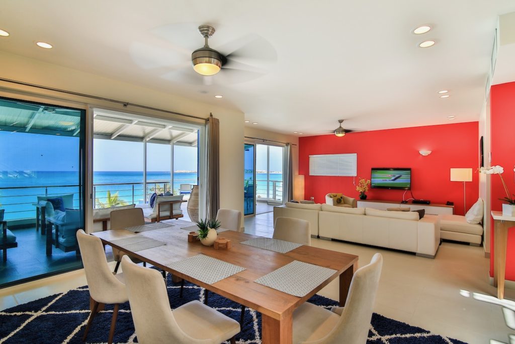Beachfront Penthouse, 3Br, 3Bths, Deluxe Real Estate SXM