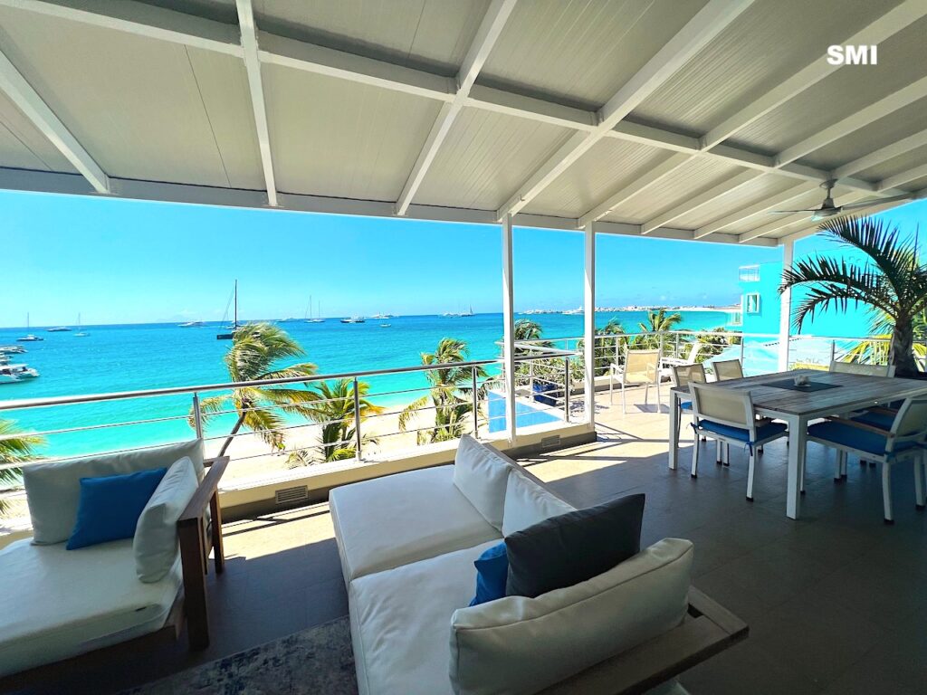 Beachfront Penthouse, 3Br, 3Bths, Deluxe Real Estate SXM
