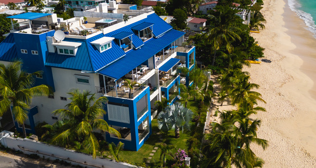 Beachfront Penthouse, 3Br, 3Bths, Deluxe Real Estate SXM