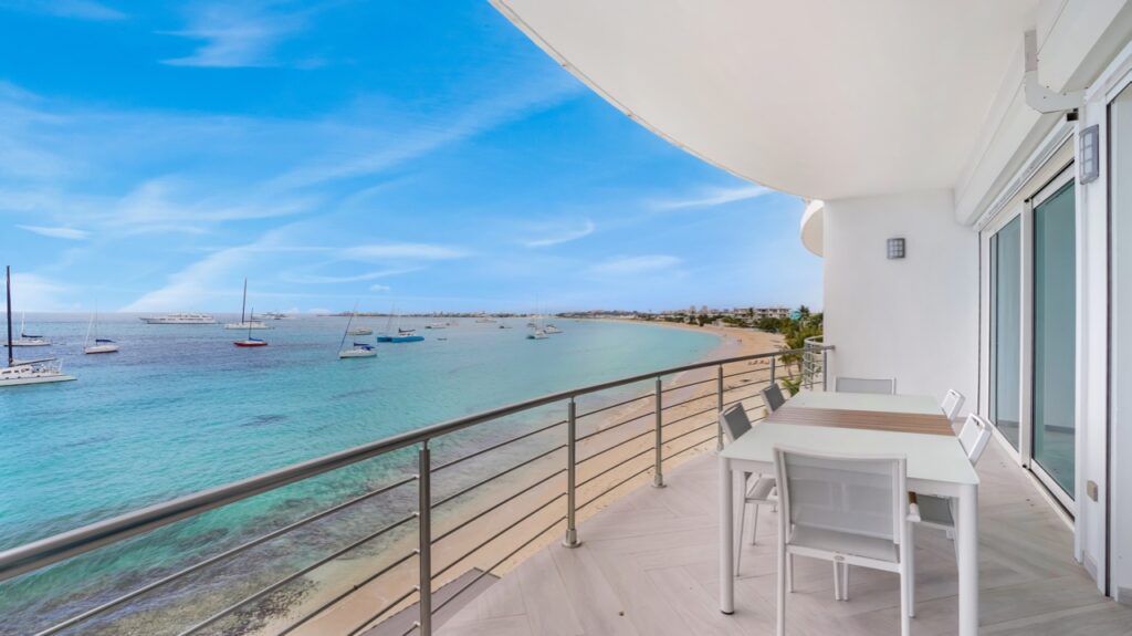 Beachfront Condo, Simpson Bay Beach, Real Estate by SMI Realtors SXM