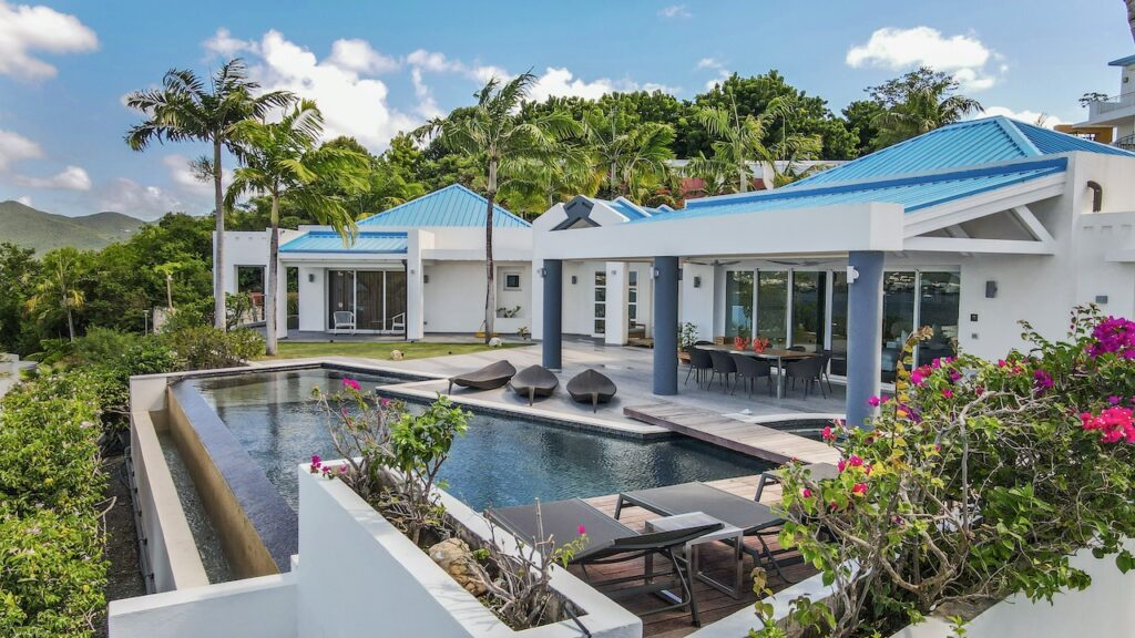 Waterfront Villa and Boat Slip, Real Estate, St. Maarten SXM