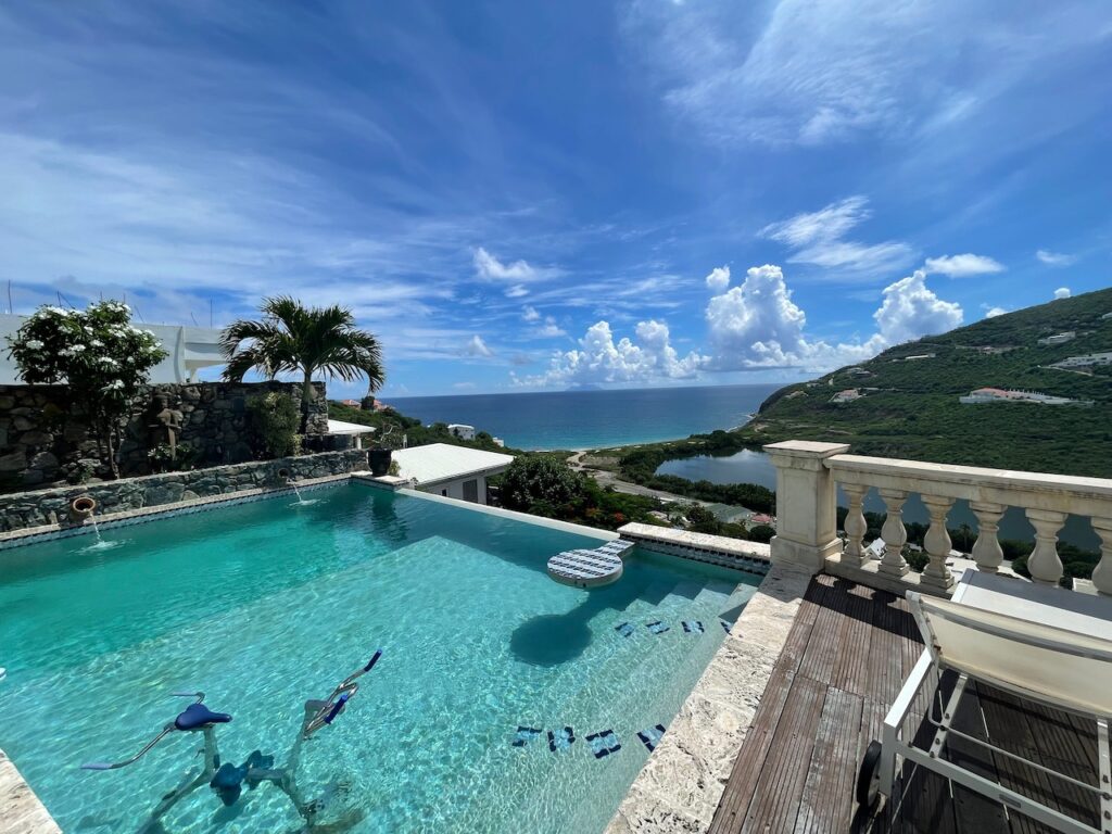 Belair Villa, with magnificent sea view, Prestigious Real Estate, St. Maarten SXM
