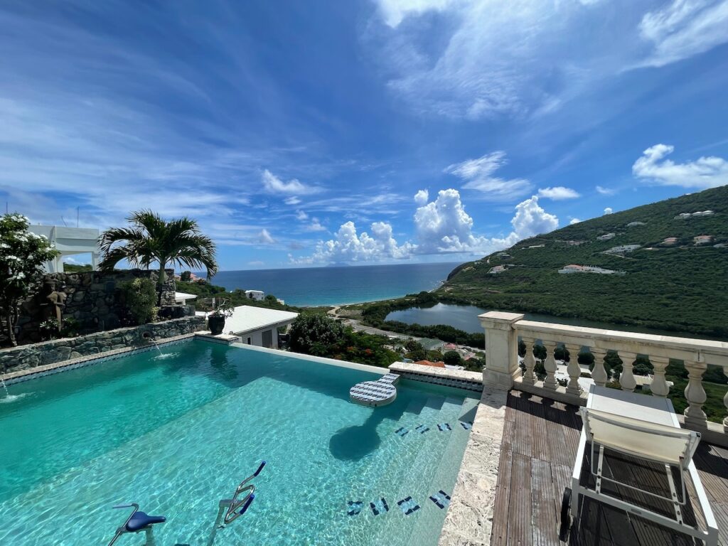 Belair Villa, with magnificent sea view, Prestigious Real Estate, St. Maarten SXM