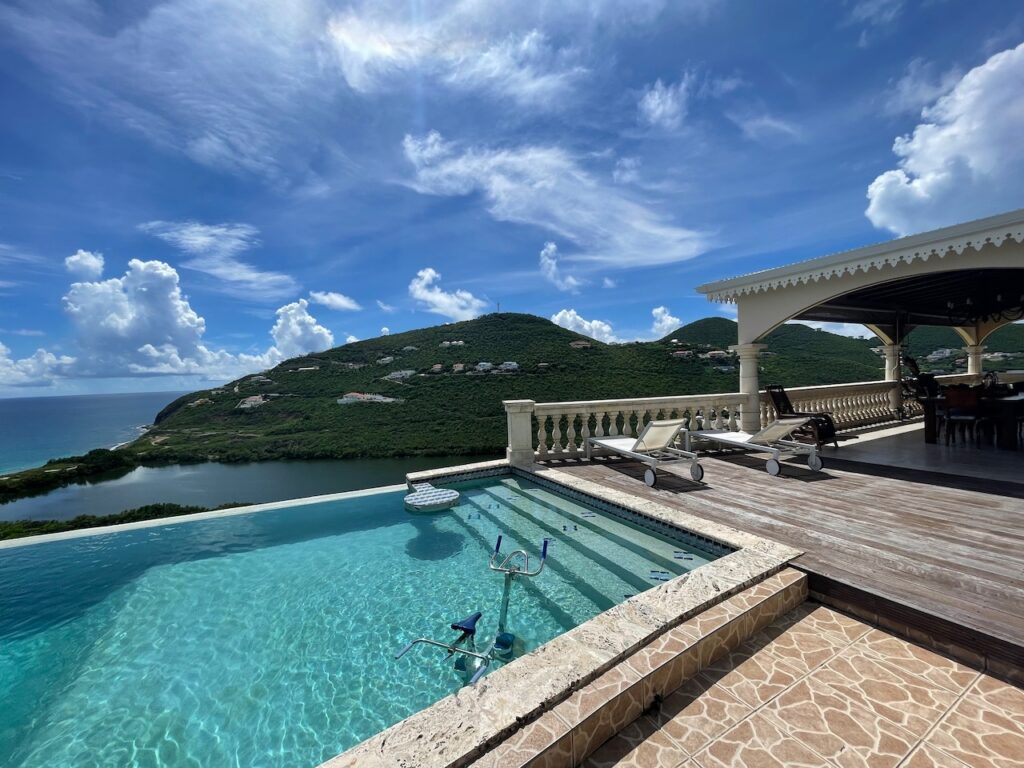 Belair Villa, with magnificent sea view, Prestigious Real Estate, St. Maarten SXM