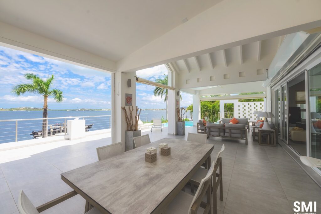 Waterfront Luxury Villa 5Br, 2 boat lifts, Caribbean Properties, Real Estate, Sint Maarten SXM