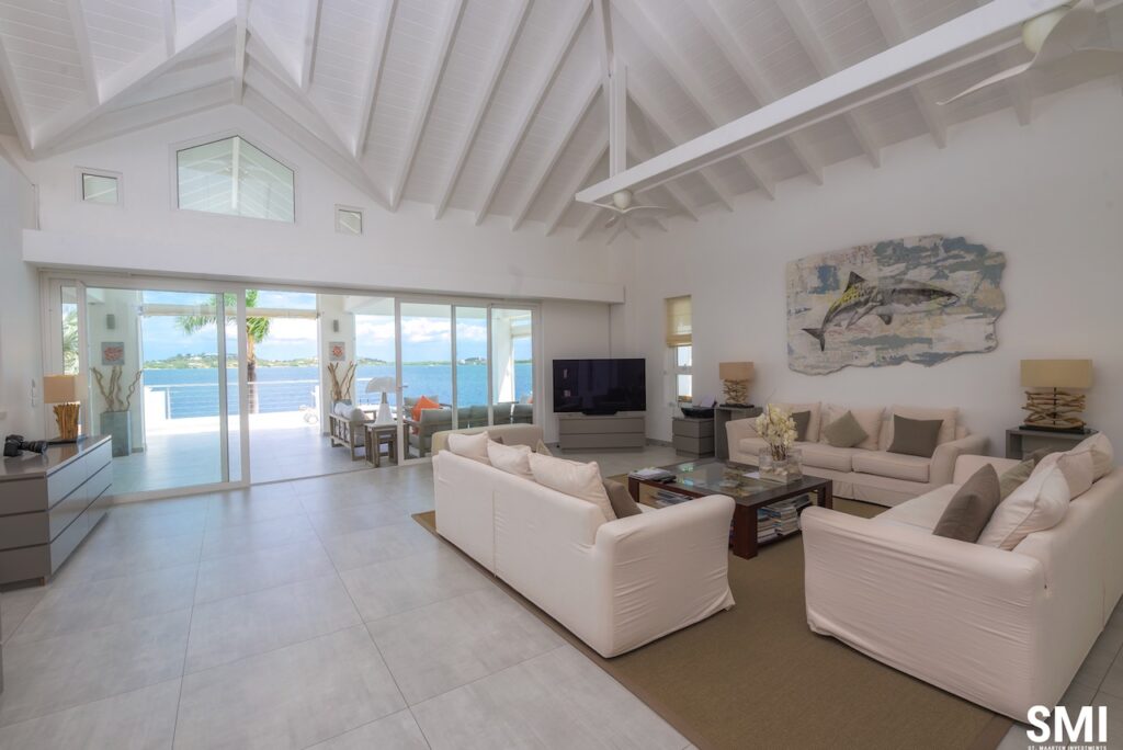 Waterfront Luxury Villa 5Br, 2 boat lifts, Caribbean Properties, Real Estate, Sint Maarten SXM