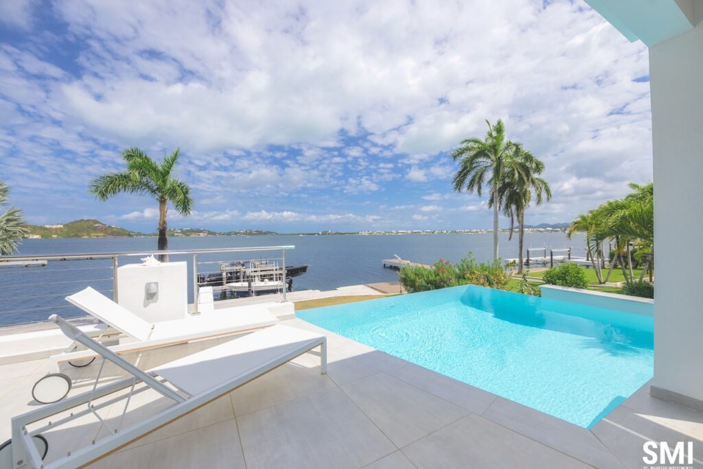 Waterfront Luxury Villa 5Br, 2 boat lifts, Caribbean Properties, Real Estate, Sint Maarten SXM